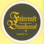 beer coaster from Fairport Brewing Co. ( NY-FAIC-1 )