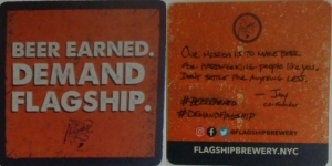 beer coaster from Flanagan-Nay Brewing Corp. ( NY-FLAG-2 )