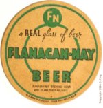 beer coaster from Fleur De Lis Beer Works ( NY-FNAY-3 )