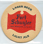 beer coaster from Utica Club ( NY-FORT-5 )