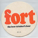 beer coaster from Utica Club ( NY-FORT-6 )