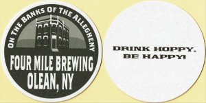 beer coaster from Frank Brewery, The ( NY-FOUR-1 )