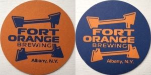 beer coaster from Fort Stanwix Brewing Co. ( NY-FTOR-1 )