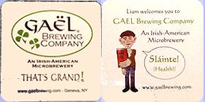 beer coaster from Galaxy Brewing Co.  ( NY-GAEL-1 )