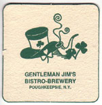 beer coaster from German American Brewing Co. ( NY-GENT-1 )