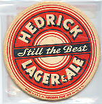 beer coaster from Heelpath Brewing Co. ( NY-HED-11 )