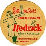 beer coaster from Heelpath Brewing Co. ( NY-HED-5 )