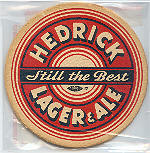 beer coaster from Heelpath Brewing Co. ( NY-HED-7 )