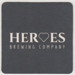 beer coaster from Hex and Hop Brewing ( NY-HERO-1 )