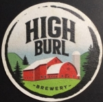 beer coaster from High Falls Brewing ( NY-HIGH-1 )