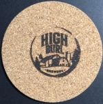 beer coaster from High Falls Brewing ( NY-HIGH-2 )