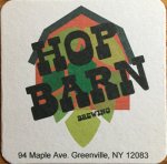 beer coaster from Hopshire Farm & Brewery ( NY-HOPB-1 )