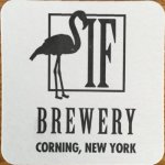 beer coaster from Iron Tug Brewing Co. ( NY-IFL-1 )