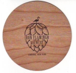 beer coaster from Iron Tug Brewing Co. ( NY-IFL-4 )