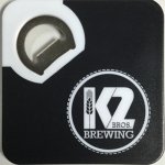 beer coaster from Keegan Ales ( NY-K2BR-2 )