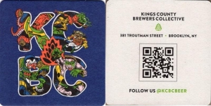 beer coaster from Kingston Standard Brewing Co ( NY-KCBC-2 )