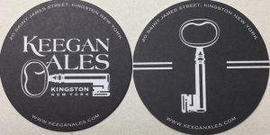 beer coaster from Keg & Lantern Brewing Co ( NY-KEEG-3 )