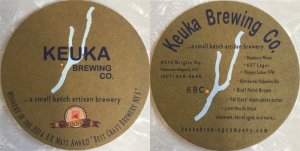 beer coaster from Kills Boro Brewery ( NY-KEUK-4 )