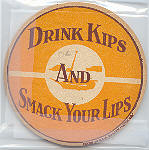 beer coaster from Knickerbocker Brewing Co. ( NY-KIP-3A )