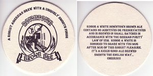 beer coaster from Koch, Fred, Brewery ( NY-KOBO-1 )