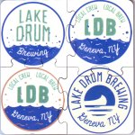 beer coaster from Lake Placid Pub & Brewery (Lake Placid Craft Brewing Co.) ( NY-LAKE-4 )