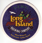 beer coaster from Long Island Farm Brewery ( NY-LIJR-3 )