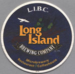 beer coaster from Long Island Farm Brewery ( NY-LIJR-5A )