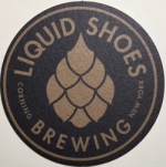 beer coaster from Liquid State Brewing Co.  ( NY-LIQS-2 )