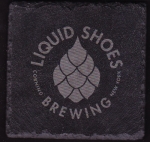 beer coaster from Liquid State Brewing Co.  ( NY-LIQS-3 )