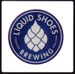 beer coaster from Liquid State Brewing Co.  ( NY-LIQS-4 )