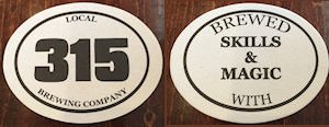 beer coaster from Lock 32 Brewing ( NY-LOCL-1 )