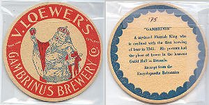 beer coaster from Long Beach Brewing Co. ( NY-LOEW-4 )