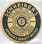 beer coaster from Schusler, John, Brewing Co. ( NY-MAN-4 )