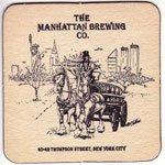 beer coaster from Maple Brewing ( NY-MANH-2 )