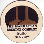 beer coaster from Maple Brewing ( NY-MANH-3 )