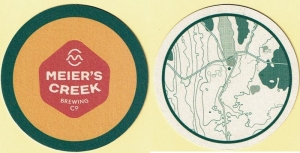 beer coaster from Meltzer Bros. Brewing Co. ( NY-MEIE-3 )