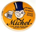 beer coaster from Middle Ages Brewing Co. ( NY-MICH-3 )