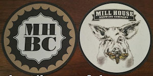 beer coaster from Miller Brewing Co. ( NY-MILL-2 )