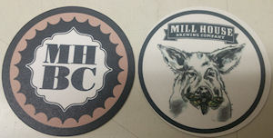 beer coaster from Miller Brewing Co. ( NY-MILL-2A )