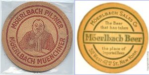 beer coaster from Moffats Brewery ( NY-MOER-1 )