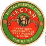 beer coaster from Nedloh Brewing Co. ( NY-NEC-1 )