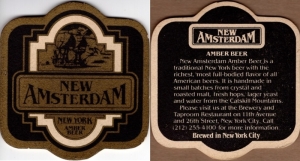 beer coaster from New Buffalo Brewing ( NY-NEWA-2 )