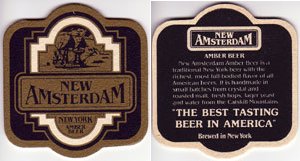 beer coaster from New Buffalo Brewing ( NY-NEWA-3 )