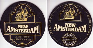 beer coaster from New Buffalo Brewing ( NY-NEWA-8 )