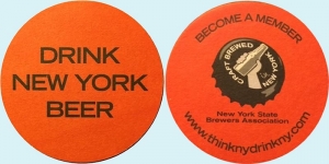 beer coaster from New Yorker Brewing Co ( NY-NEWY-2 )