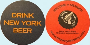 beer coaster from New Yorker Brewing Co ( NY-NEWY-3 )