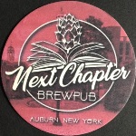 beer coaster from Niagara Falls Brewing Co. ( NY-NEXT-1 )