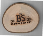 beer coaster from Noble Savage Brewing Co. ( NY-NOBR-1 )