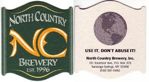 beer coaster from North Fork Brewing Co - Long Island ( NY-NORT-1 )