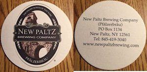 beer coaster from New York & Brooklyn Brewing Co. ( NY-NPAL-1 )